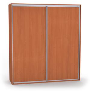 Dvoudveřová šatní skříň ONYX Varianta barvy: Olše, Šířka: 180 cm, Výška: 220 cm