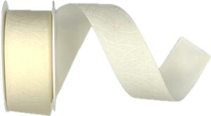 Stuha sametová Velutto SparkLine – Soft Cream krémová 25mm x 2m (13,-Kč/m)
