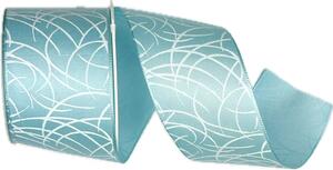 Stuha taftová SISI SKY BLUE tyrkysová 40mm x 2m (14,-Kč/m)