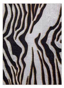 Koberec MIRO 52002.807 zebra, krémový / černý