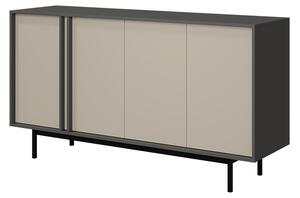 Komoda ALSY 6 Kombinace barev: antracit/béžová
