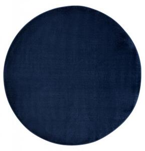 Makro Abra Kulatý koberec jednobarevný MONO 6365A NAVY tmavě modrý Rozměr: průměr 80 cm
