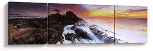 Obraz hory v mlze (170x50 cm)