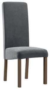 Jídelní židle MADRIT | 46 cm | šedá | lefkas nohy