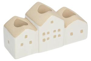 Svícen Hauses 13x5x7cm white