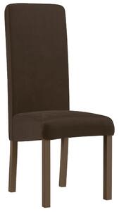 Jídelní židle MADRIT | 46 cm | tmavě hnědá | lefkas nohy