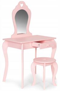 Nádherný růžový toaletní stolek pro děti