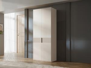 Dvoudveřová šatní skříň Tortonis 90 2D, Barva: macadamia 5903211519833