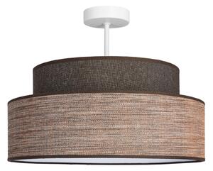 Přisazený lustr GRACE 1xE27/60W/230V pr. 40 cm hnědá/béžová
