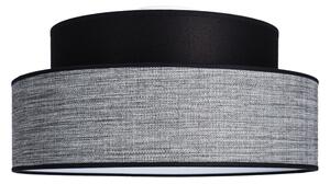Stropní svítidlo GRACE 1xE27/60W/230V pr. 40 cm černá/šedá