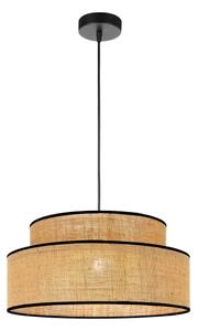 Lustr na lanku BOHO 1xE27/60W/230V pr. 40 cm béžová