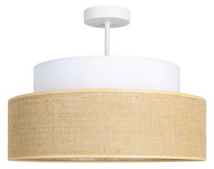Přisazený lustr BOHO 1xE27/60W/230V pr. 40 cm bílá/béžová