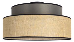 Stropní svítidlo BOHO 1xE27/60W/230V pr. 40 cm hnědá/béžová