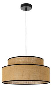 Lustr na lanku BOHO 1xE27/60W/230V pr. 40 cm béžová
