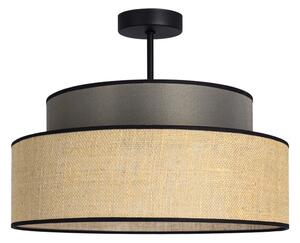 Přisazený lustr BOHO 1xE27/60W/230V pr. 40 cm hnědá/béžová