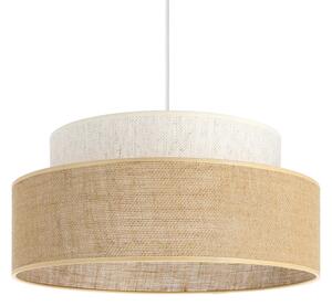 Lustr na lanku BOHO 1xE27/60W/230V pr. 40 cm krémová/béžová