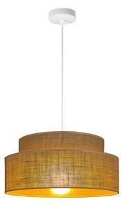 Lustr na lanku BOHO 1xE27/60W/230V pr. 40 cm béžová