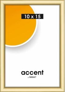 Fotorámeček Nielsen Accent / 10 x 15 cm / plast / MDF / sklo / zlatá