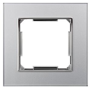 Elhard Skleněný jednoduchý rámeček Royal Glass Elegant, stříbrný YE3101S