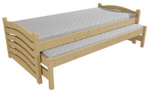 Vomaks Dětská postel s výsuvnou přistýlkou DPV 015 Rozměr: 80 x 180 cm, Barva: barva modrá