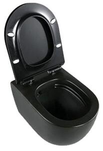Závěsná WC mísa Calani Loyd Slim Black