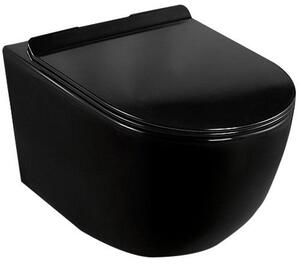 Závěsná WC mísa Calani Loyd Slim Black