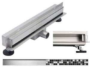 Sprchový žlab do stěny NEO WALL 2v1 25-120 cm, 1030050