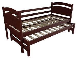 Vomaks Dětská postel s výsuvnou přistýlkou DPV 019 Rozměr: 80 x 180 cm, Barva: barva růžová
