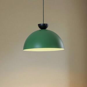 EMIBIG LIGHTING Závěsné světlo Lunaro, zelené, Ø 40 cm, kov, stmívatelný, Zelená, Obývací pokoj / jídelna, kov, Moderní