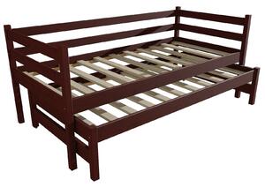 Vomaks Dětská postel s výsuvnou přistýlkou DPV 021 Rozměr: 80 x 180 cm, Barva: barva růžová