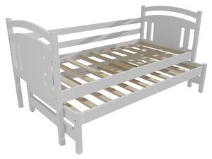 Vomaks Dětská postel s výsuvnou přistýlkou DPV 022 Rozměr: 80 x 180 cm, Barva: barva růžová