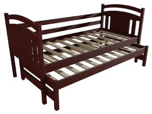 Vomaks Dětská postel s výsuvnou přistýlkou DPV 022 Rozměr: 80 x 180 cm, Barva: barva růžová
