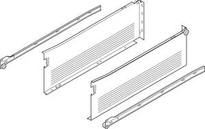 BLUM Metabox 150x350 mm bílý