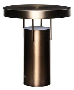 Stolní lampa bruss hnědá