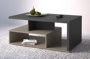 Konferenční stolek HARGIL - congo / antracitový / černý
