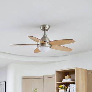 Lindby LED stropní ventilátor Klasika, DC, tichý, 106 cm, CCT