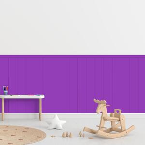 PIPPER. Textilní samolepící tapeta - Obdélník - Fialová barva Barva: Tmavá, Velikost: 100cm
