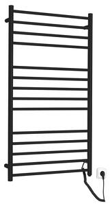 Sapho REDONDO elektrický sušák ručníků, kulatý, 630x1160 mm, 130 W, černá ER230BV