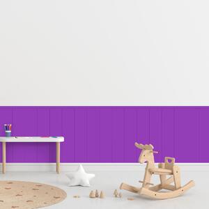 PIPPER. Textilní samolepící tapeta - Obdélník - Fialová barva Barva: Tmavá, Velikost: 60cm
