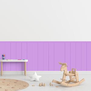 PIPPER. Textilní samolepící tapeta - Obdélník - Fialová barva Barva: Bledá, Velikost: 80cm