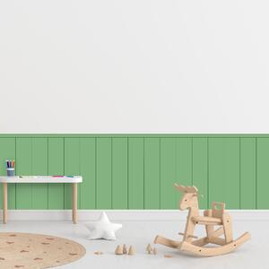 PIPPER. Textilní samolepící tapeta - Obdélník - Lahvově zelená barva Barva: Bledá, Velikost: 60cm