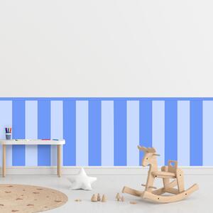 PIPPER. Textilní samolepící tapeta - Obdélník - Modrá barva Barva: Kombinace, Velikost: 80cm