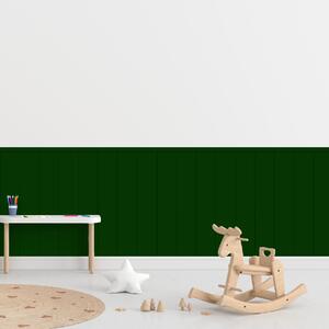 PIPPER. Textilní samolepící tapeta - Obdélník - Lahvově zelená barva Barva: Tmavá, Velikost: 80cm