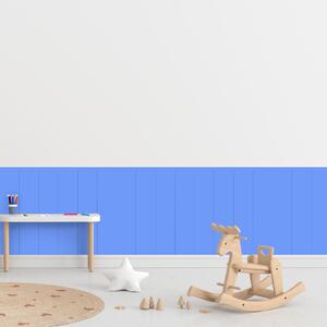 PIPPER. Textilní samolepící tapeta - Obdélník - Modrá barva Barva: Tmavá, Velikost: 60cm