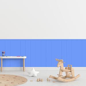 PIPPER. Textilní samolepící tapeta - Obdélník - Modrá barva Barva: Tmavá, Velikost: 80cm