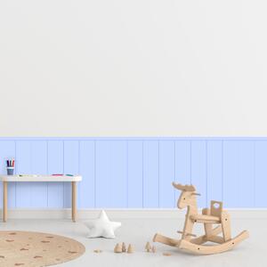 PIPPER. Textilní samolepící tapeta - Obdélník - Modrá barva Barva: Bledá, Velikost: 60cm