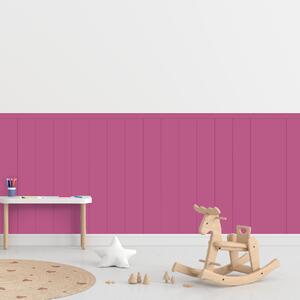 PIPPER. Textilní samolepící tapeta - Obdélník -Bonbónově růžová barva Barva: Tmavá, Velikost: 100cm