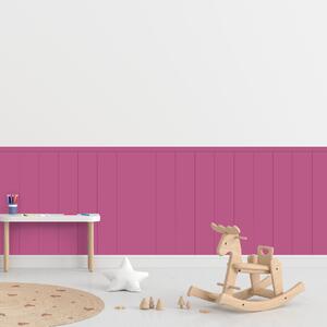PIPPER. Textilní samolepící tapeta - Obdélník -Bonbónově růžová barva Barva: Tmavá, Velikost: 80cm