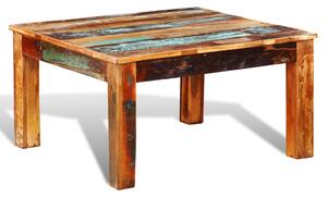 Konferenční stolek čtvercový recyklované dřevo