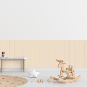 PIPPER. Textilní samolepící tapeta - Obdélník - Krémová barva Barva: Tmavá, Velikost: 80cm